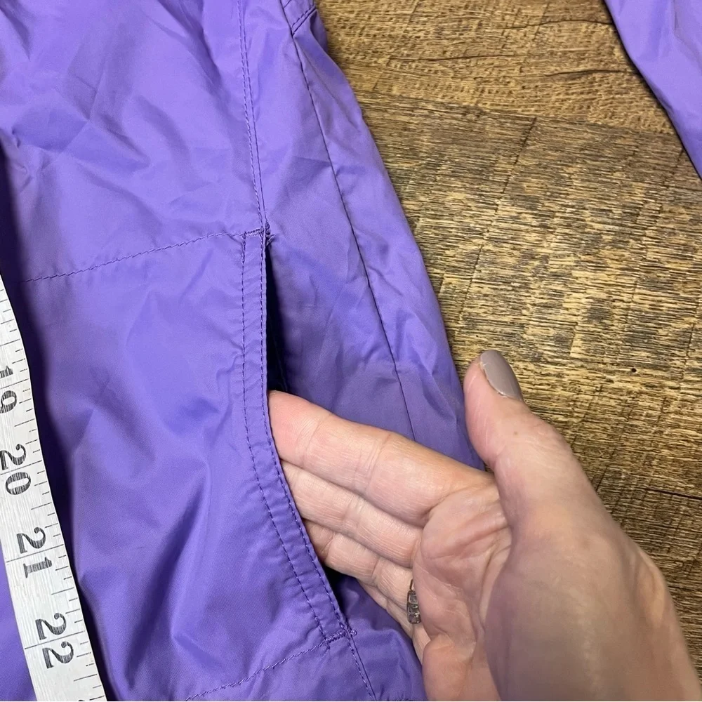 Columbia Girls Switchback II Rain Jacket Purple Size XL Waterproof Hooded